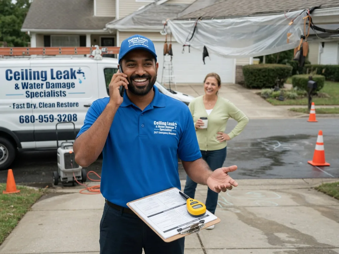 Ceiling Leak Cleanup Eyota, MN FAQs